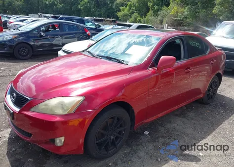 2007 Lexus Is 250 from USA, damaged, VIN JTHCK262272017732